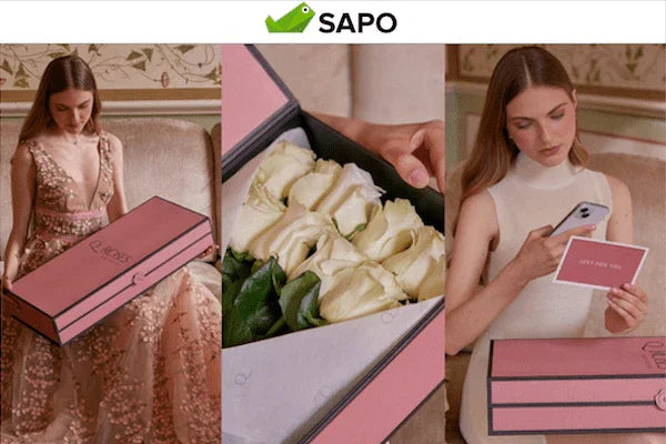 QRoses, quando oferecer rosas também pode ser uma experiência de luxo com um toque moderno - QRoses