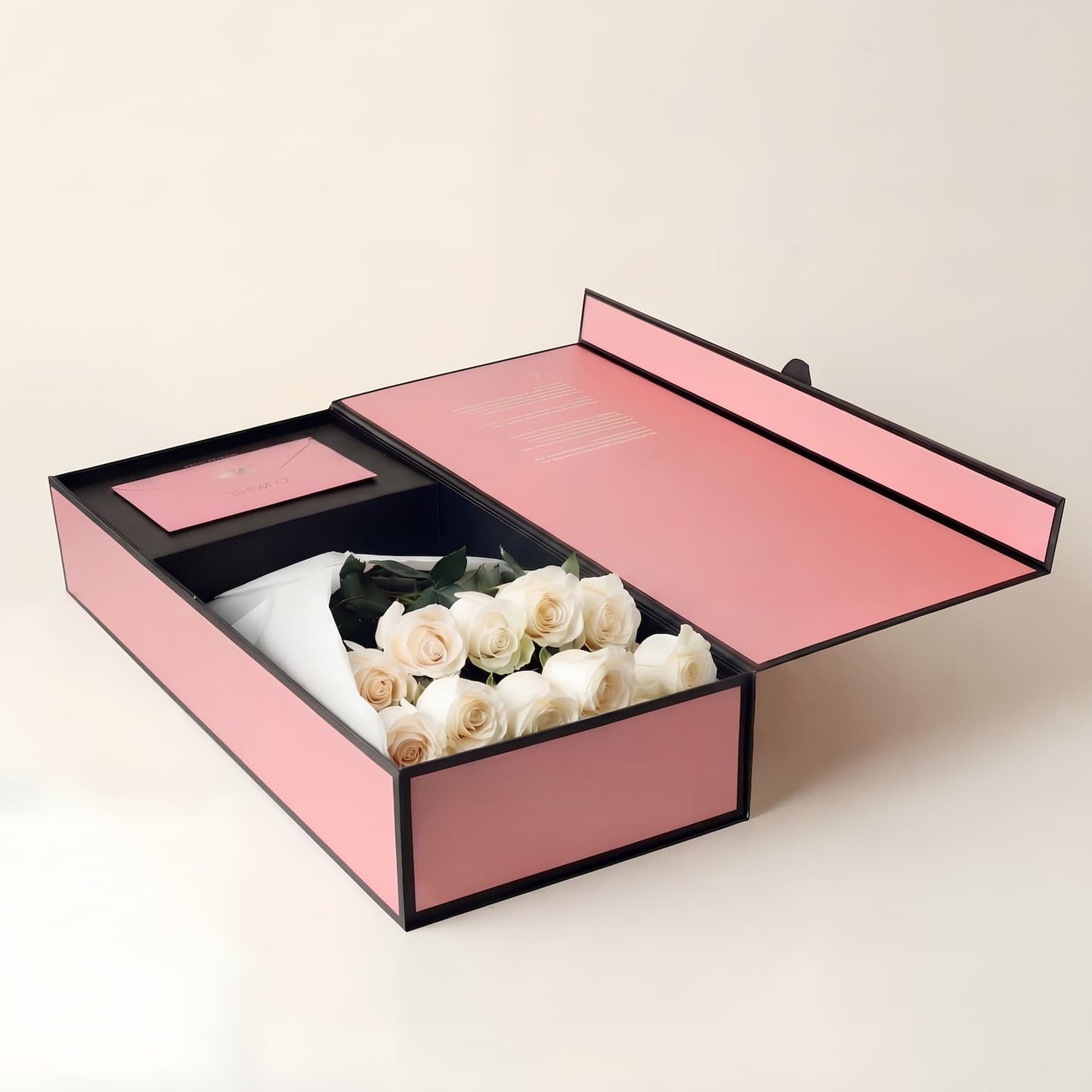 Caixa de 18 Rosas Brancas 