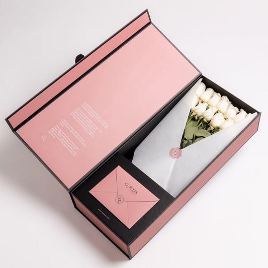 Box of White Roses