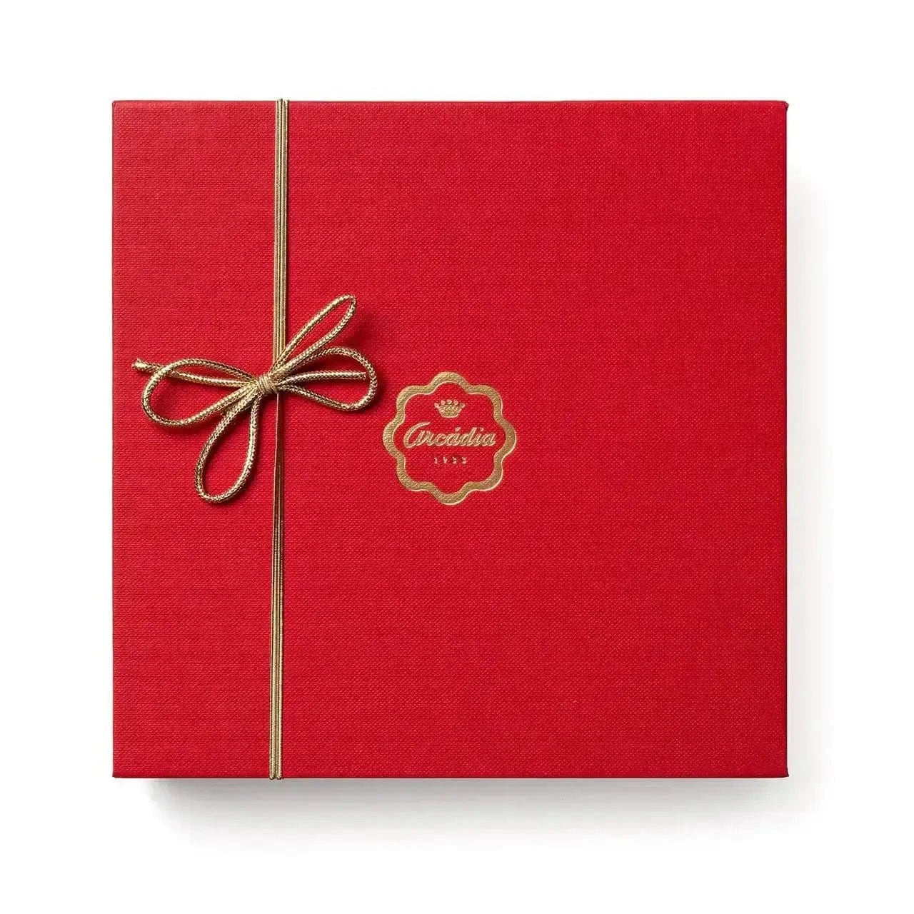 Buquê de Rosas Vermelhas e Chocolates Arcádia  - sortido premium 250g | QRoses 